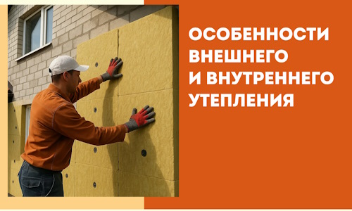 Какие особенности внешнего и внутреннего утепления в Елизово