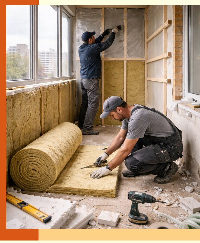 Утепление балкона под ключ в Елизове качественно и быстро