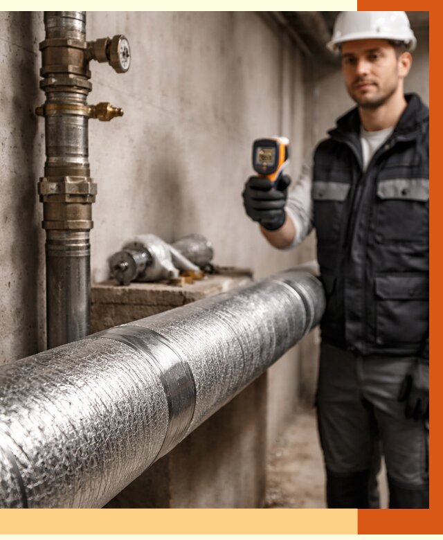 Утепление труб водоснабжения в Елизово от 8609 руб. за м² — услуги ТепломастерЛзв