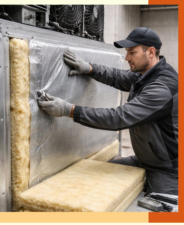 Утепление холодильного агрегата в Елизово от 8609 руб. под ключ | ТепломастерЛзв