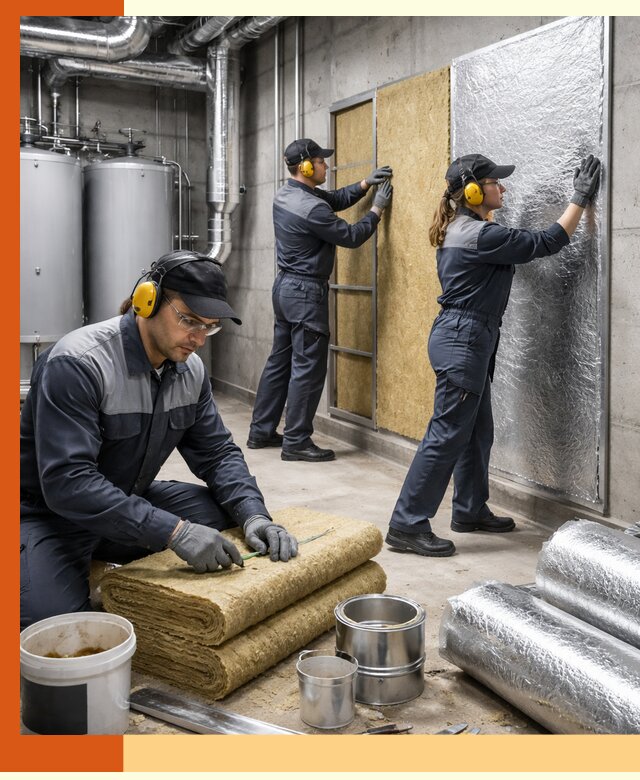 Шумоизоляция котельной в Елизово: профессиональный монтаж и материалы